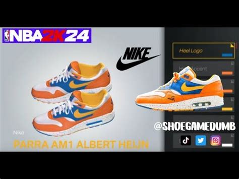 How To: Parra x Nike Air Max 1 “Albert Heijn” on NBA 2K24